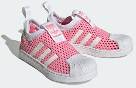 【SALE】【adidas】IG5549 Adidas SST 360 2.0 C ピンク アディダス スニーカー シューズ キッズ PINK メッシュ スリッポン