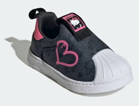 【SALE】【adidas】IF3553 SST 360 I adidas Originals × Hello Kitty and Friends BLACK アディダス Sanrio サンリオ ハローキティ クロミ マイメロディ ブラック ベビー キッズ スニーカー スリッポン コラボ
