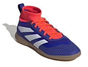 【SALE】【adidas】IF6409 PREDATOR LEAGUE SOCK IN J BLUE/RED アディダス プレデター リーグ インドア用 レッド サッカー フットサル キッズ ジュニア シューズ