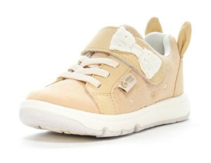 【moonstar】CARROT CR C2374 BEIGE ムーンスター キャロット ベージュ 子供靴 シューズ キッズ スニーカー 抗菌防臭 リボン ハート うさぎ