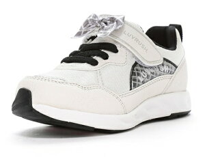 【moonstar】LUVRUSH LV 1206 BEIGE ムーンスター ラブラッシュ ベージュ 子供靴 キッズ スニーカー スーパースター 抗菌防臭 運動会 女の子 ジュニア シューズ リボン
