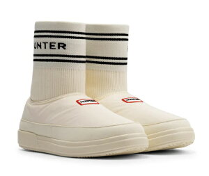 �ySALE�z�yHUNTER�zUFS7113REN-SDB IN/OUT KNITTED SOCK SLIPPER SHADEDWHITE/BLACK �n���^�[ �C��/�A�E�g �n���^�[ �j�b�e�b�h �\�b�N �X���b�p �V�F�C�f�b�h�z���C�g / �u���b�N �X���b�|�� ��l�C ���f�B�[�X �~