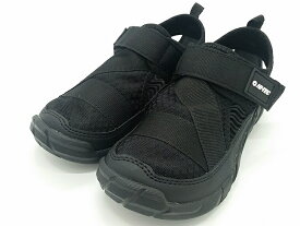 【SALE】【HI-TEC】HT KD048 BLACK【ハイテック】ブラック【子供靴】サンダル