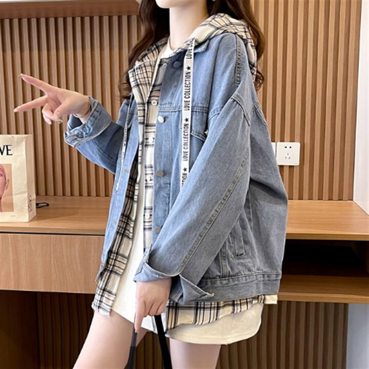 楽天市場】レディース トップス ジャケット パーカー アウター デニム 