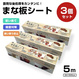 最大300円off● 《食品衛生法適合商品》 まな板シート 3個セット 5m 汚れ 防止 雑菌 衛生 臭い移り ニオイ 使い捨て 時短 アウトドア キャンプ スライダー まないた カッティングシート ラップ 災害 非常 水 節約 替わり キッズ 料理 キッチン 便利グッズ 収納 BBQ 送料無料