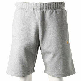 カーハート ハーフパンツ I026389 V690 CHASE SWEAT SHORTS チェイス スウェット ロゴマーク メンズ グレー Carhartt