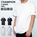 チャンピオン tシャツ 半袖 T425 メンズ 男女兼用 レディース シンプル クルーネック CHAMPION Tシャツ ロゴ お揃い カジュアルコーデ ストリート【在庫限り ホワイト Sサイズ】