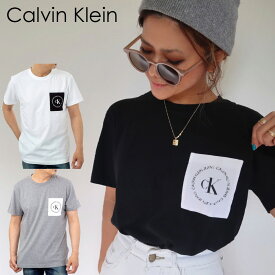 カルバンクライン Tシャツ ブランド 【3色】 j30j314761 半袖 ロゴ メンズ ブラック グレー ホワイト Calvin Klein CK