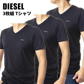 ディーゼル Tシャツ ブランド 3枚組 3枚セット 00SPDM 0AALW 900 メンズ DIESEL