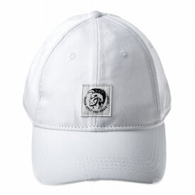 DIESEL キャップ 00SHHZ 0NAUI 100 帽子 ロゴ メンズ ホワイト ディーゼル