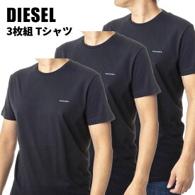 ディーゼル Tシャツ ブランド 3枚組 3枚セット 00SPDG 0AALW 900 メンズ DIESEL
