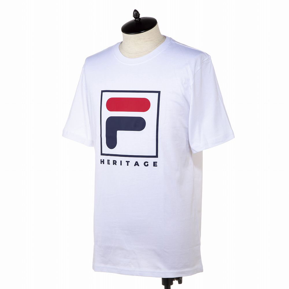 FILA Tシャツ あす楽 フィラ ブランド ロゴ ホワイト メンズ HERITAGE 100 新発売 セール特価品 LM913787
