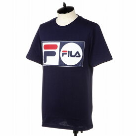 フィラ Tシャツ ブランド ロゴ LM913788 412 メンズ ネイビー FILA