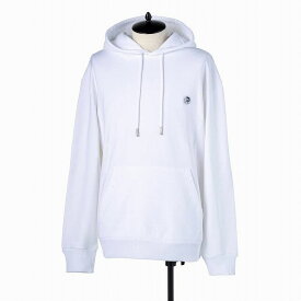 ディーゼル パーカー 00SHEF 0NAUW フーディ プルオーバー スウェット ワンポイントロゴ メンズ ブラック ホワイト DIESEL