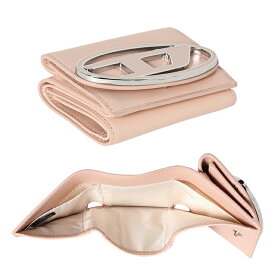 ディーゼル 三つ折り財布 X09887 PR818 DIESEL 財布 オーバルD ロゴ ブランド プレゼント ギフト 誕生日 クリスマス 記念日 ホワイトデー