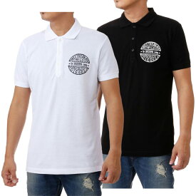 ディーゼル ポロシャツ 00SYRG 0CAOY 半袖 ロゴ入り ブラック ホワイト メンズ DIESEL