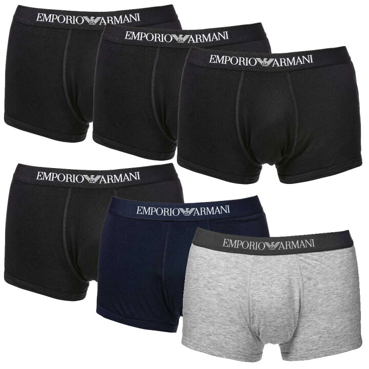楽天市場】エンポリオアルマーニ ボクサーパンツ 3枚組 3PACK PURE 