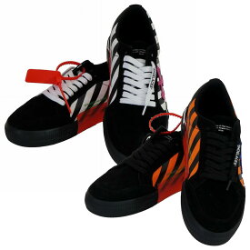 オフホワイト スニーカー DIAG LOW VULCANIZED OMIA085R20C21018 ダイアゴナル ロー バルカナイズド ローカット メンズ ブラック×オレンジ ブラック×ホワイト OFF-WHITE