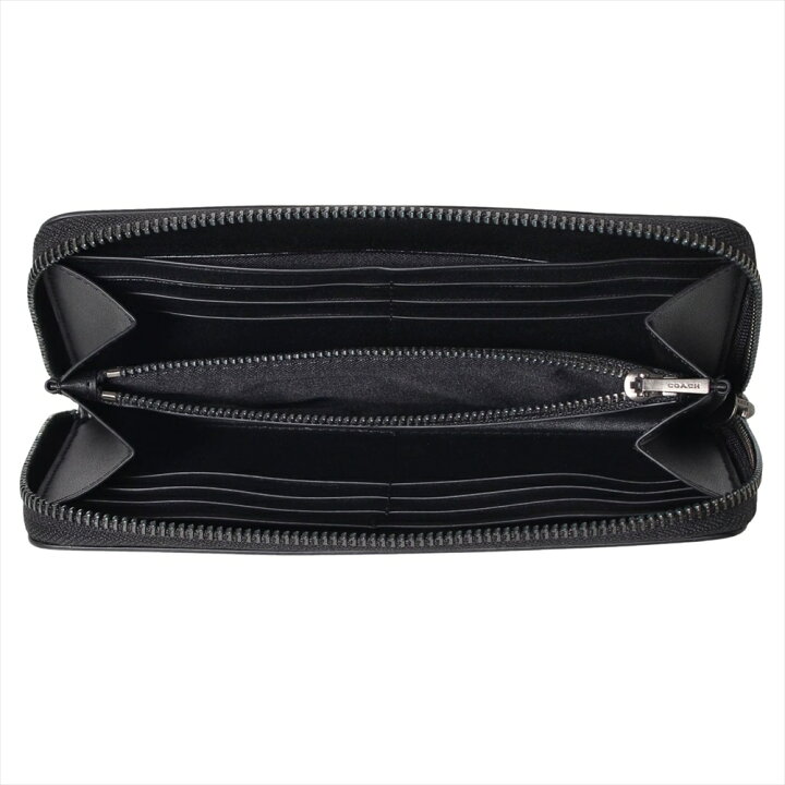 楽天市場】コーチ アウトレット メンズ 長財布 58102 BLK Black カーフ  