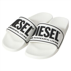 ディーゼル サンダル メンズ Y02801 P4441 H8327 DIESEL ホワイト ロゴ プレゼント ブランド