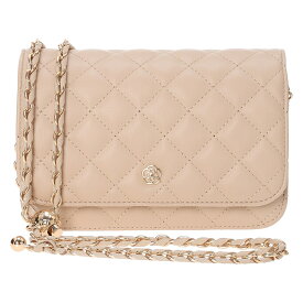 CLATHAS キルティング チェーンウォレット ウォレットバッグ お財布ショルダー ポシェット 軽量 軽い スマホ 入る 小さめ 斜めがけ 大人 リボンチェーン かわいい きれいめ フォーマル オケージョン プレゼント レディース クレイサス