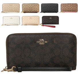 コーチアウトレット 長財布 CW778 COACH OUTLET 財布 メンズ レディース ラウンドファスナー ストラップ付