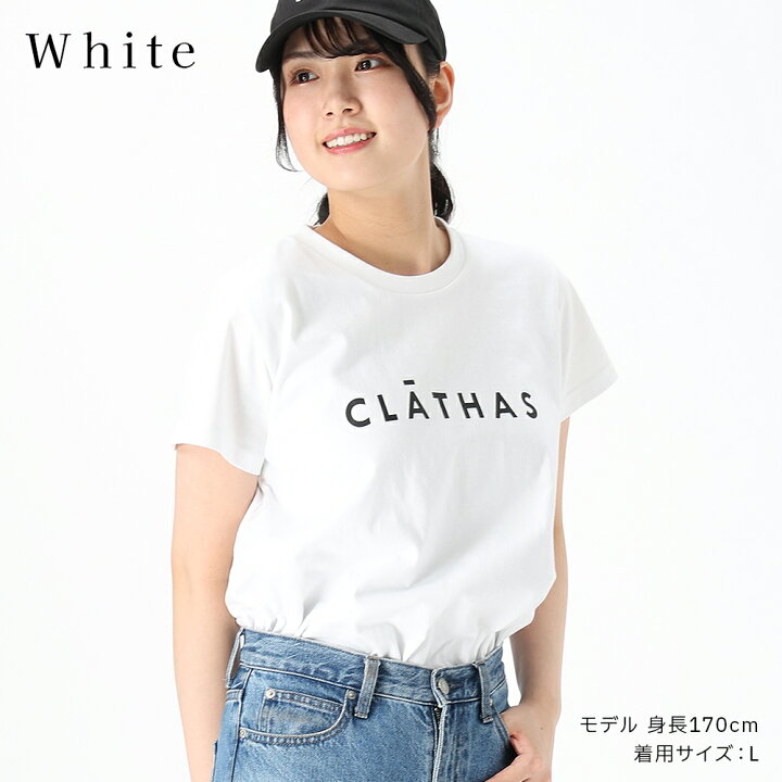 楽天市場】CLATHAS ロゴ 半袖Tシャツ 綿100％ ティーシャツ レディース 