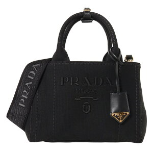 �v���_ �g�[�g�o�b�O 1BG464 8OM 2CYA F0002 �u���b�N PRADA �o�b�O �R�b�g���L�����o�X �g���C�A���O�����S �u�����h �l�C