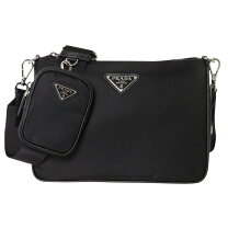 Prada ショルダーバッグ レディースブランド プラダバックレディース プラダ PRADA ショルダーバッグ サフィアーノ ブラック レディース PRADA 1BP020 2EVU N2O F0002 ブラック -靴 ファッション通販 自宅で試着 気軽に返品