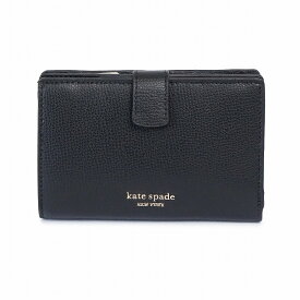 ケイトスペード 財布 二つ折り SYLVIA MEDIUM BIFOLD WALLET シルビア PWRU7230 001 折り財布 レディース BLACK ブラック kate spade new york 恋人 ご褒美