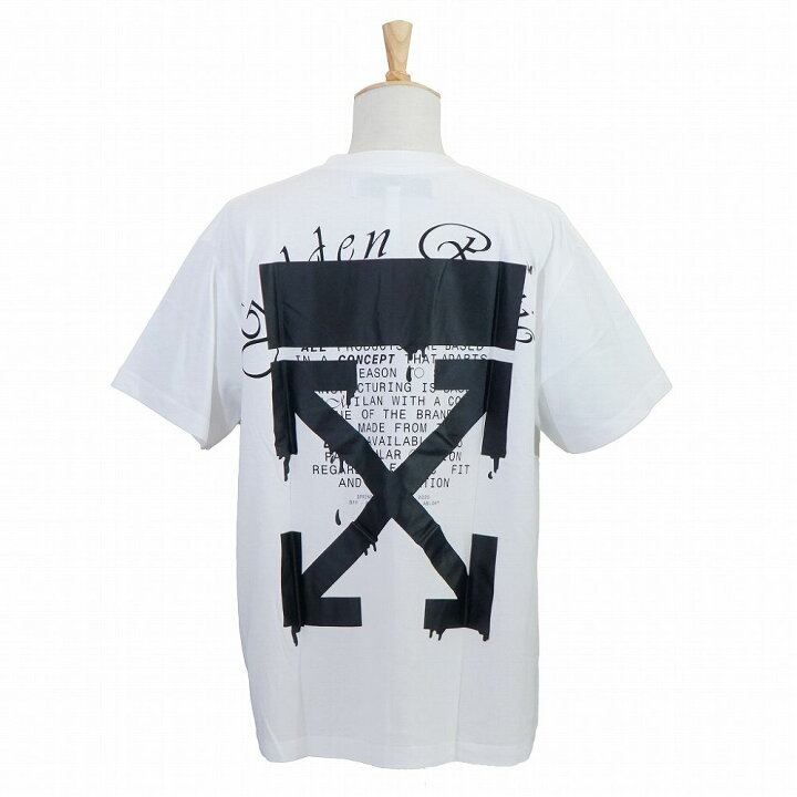 楽天市場】オフホワイト Tシャツ ブランド DRIPPING ARROWS SHORT  