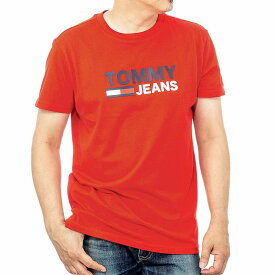 TOMMY HILFIGER Tシャツ ブランド DM0DM07843XNL クルーネック 半袖 ロゴ メンズ レッド ブルー ネイビー トミーヒルフィガー