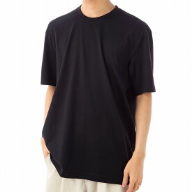 Y-3 Tシャツ ブランド FN3348 クルーネック 半袖 ロゴ メンズ ブラック ワイスリー