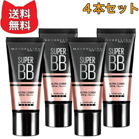 メイベリン BBクリーム SP BB ウルトラカバー 02 ミディアム オークル 【4本セット】 SPF50/PA++++ UVカット