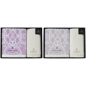 タオルギフト バスタオル フェイスタオル 各1枚セット プルミエール LANVIN COLLECTION ランバン コレクション 昭和西川