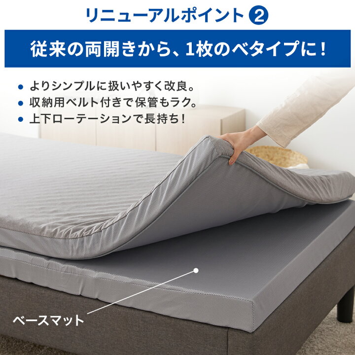 楽天市場】【P10倍 ※4/13 10:59迄】昭和西川公式 ムアツ ベースマット 