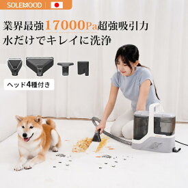 カーペットクリーナー リンサー 布製品 クリーナー 掃除機 バキューム ソファ ベッド リンサー 染み抜き 布洗浄機 洗濯機 大掃除 絨毯 クリーニング スポット ラグ 水掃除 17,000pa強力吸引 クリーナー 掃除機