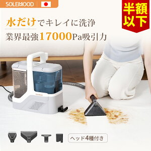 新発売!50%OFFクーポンで11,999円! カーペットクリーナー スチームクリーナー リンサー 布製品 バキューム ソファ ベッド クリーナー スチームリンサー 染み抜き 布洗浄機 洗濯機 大掃除 絨