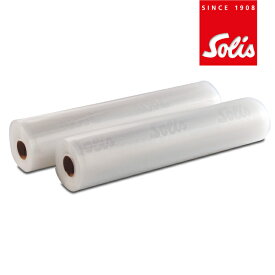 Solis公式ショップ ソリス 真空パック フィルムロール SKA92250 30cm×600cm×2本 真空保存袋 耐熱 湯煎 SK574 SK576