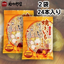 ひとくち焼きいもようかん 2袋 24本 一口 焼き芋 羊羹 個包装 おやつ ポイント利用 お菓子 芋羊羹 和菓子 お茶菓子 ミニ 若山商店 ポイント消化 1000円ポッキリ 送料無料