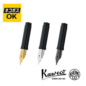 【ネコポスOK】Kaweco カヴェコ ペン先交換用ユニット スチールニブ ゴールド シルバー ブラック KAWECO-11000019(20-23) KAWECO-10001019(20-28) 万年筆 交換ペン先