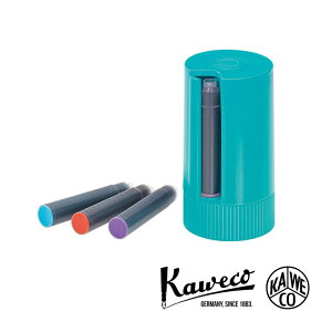 Kaweco �J���F�R �c�C�X�g���e�X�g �J�[�g���b�W�P�[�X 8�F���� �C���N�J�[�g���b�W KAWECO-11000088 ���t�B�� ���r�[���b�h �p�[���O���[�� �p���_�C�X�u���[ �T�����C�Y�I�����W �~�b�h�i�C�g�u