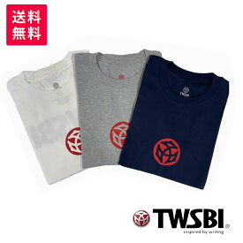 TWSBI ツイスビー Tシャツ ダークブルー ホワイト グレー コットン 100% TW9100(01-18)