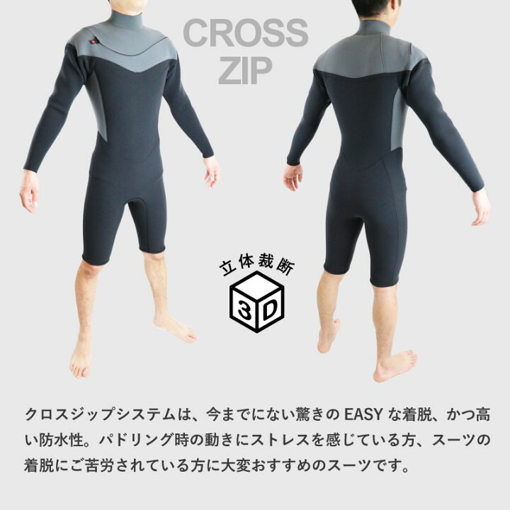 楽天市場】ウェットスーツ ロンスプ ロングスプリング 最新 クロス 