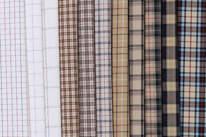 楽天市場 メーカーお取り寄せ商品 先染40sタイプライターチェック 白 ベージュ系 布 タイプライター 生地 手作り 最小購入数1m以上 50cm単位 布地のお店 ソールパーノ