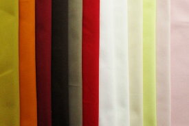 ポリエステル/コットン16sツイル（ウォームカラー） 無地 布 生地 手作り カット50cm単位(商品番号:11290-1)