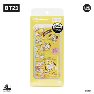 �� �����ȃ����R�C���Z�[�� �^�yBT21 ���o�C���P�[�X�ziPhone12/12PRO �X�e�b�J�[�t MOBILE CASE iPhone�P�[�X �n���h�X�g���b�v KOYA RJ SHOOKY MANG CHIMMY TATA COOKY �\����������
