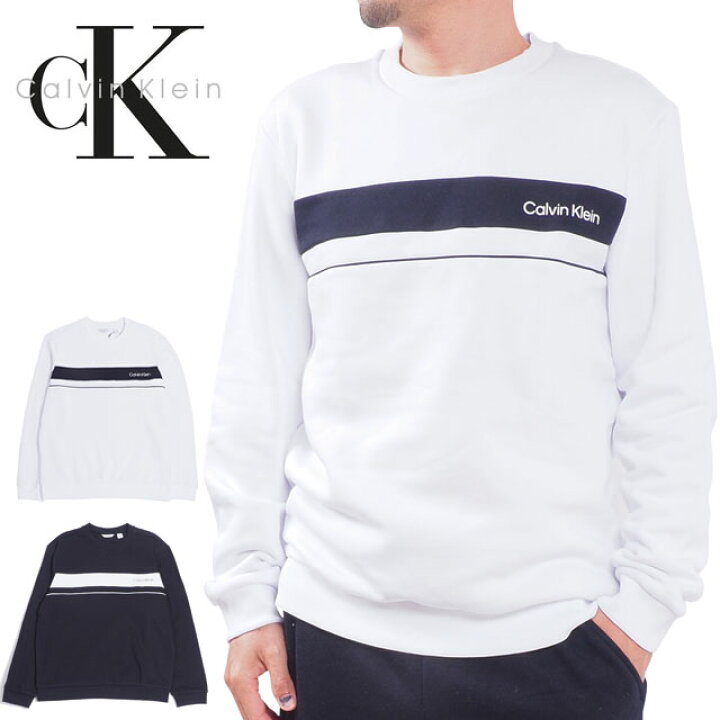 楽天市場】Calvin Klein カルバンクライン クルーネック スウェット 