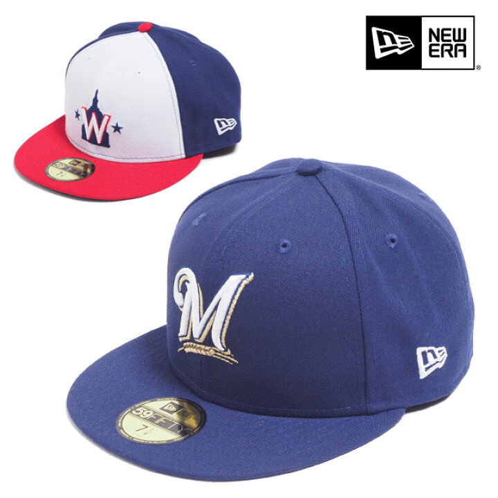 楽天市場】USモデル NEWERA CAP キャップ 59FIFTY ミルウォーキー 