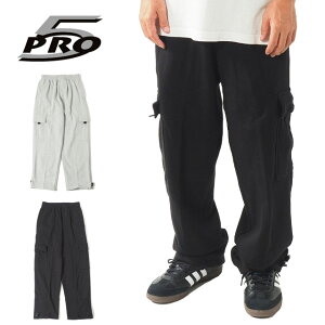 PRO5 �v��5 �����Y �p���c ���N�� CARGO SWEAT PANTS �J�[�S �X�E�F�b�g �p���c BLACK �u���b�N GREY �O���[ ���f�B�[�X �� �D US���f�� ���T���[���X HIPHOP